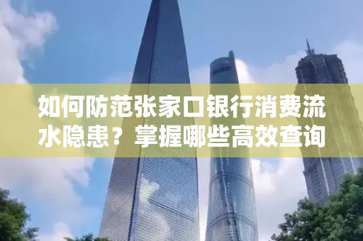 如何防范张家口银行消费流水隐患?掌握哪些高效查询技巧?